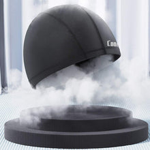 Load image into Gallery viewer, Coolicool Professional Version Polyester Breathable Non-Waterproof Cloth Fabric Swim Cap Swimming Hats Bathing Cap for Water Sports