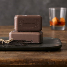 Load image into Gallery viewer, LukRecord Artisanal French Soap Bar Enriched with Shea Butter, Vanilla Cognac, 150 Gram