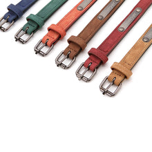Load image into Gallery viewer, Wistryer Dog Collars Personalized Custom Leather Dog Collar Name ID Tags for Small Medium Large Dogs Pitbull Bulldog Beagle