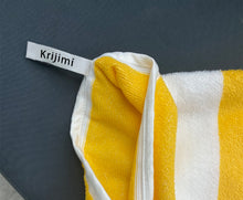 Load image into Gallery viewer, Krijimi Bath Towel,100% Cotton Cabana Stripe Beach Towel,Oversize 30" x 60” Quick Dry High Absorbent Towel for Bath, Travel, Swim, Pool, Yoga, Hotel,Parties,Guests & Perfect for Daily Use