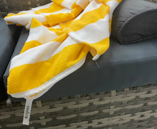 Load image into Gallery viewer, Krijimi Bath Towel,100% Cotton Cabana Stripe Beach Towel,Oversize 30" x 60” Quick Dry High Absorbent Towel for Bath, Travel, Swim, Pool, Yoga, Hotel,Parties,Guests & Perfect for Daily Use