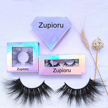 Load image into Gallery viewer, Zupioru False Eyelashes Mink Lashes Fake Eyelashes Kit Dramatic Cat-Eye Fluffy Wispies Eyelash