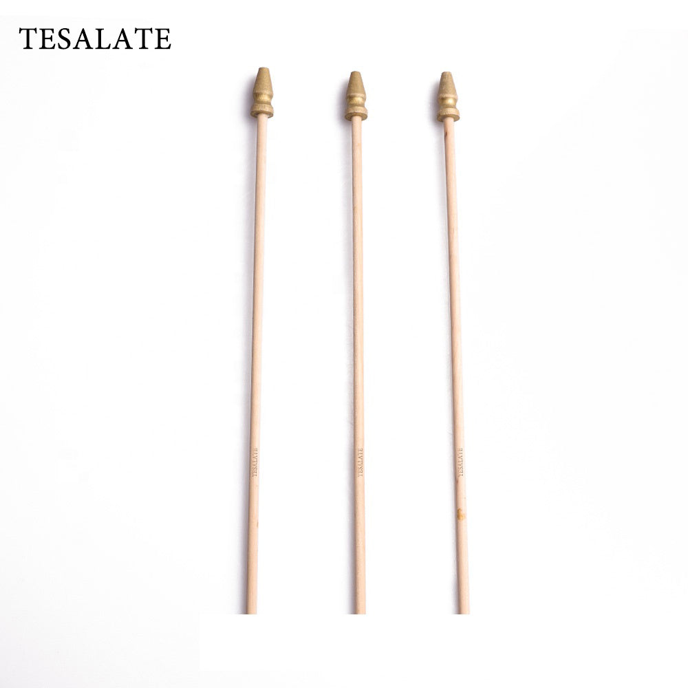 TESALATE LOT OF 50 - USA 4x6 in Wooden Banner Pole with Tangle Free Design, Rotating Rings and Anti-Wrap Tube -Flag and Flagpole Holder NOT Included