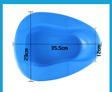 Load image into Gallery viewer, Qutyde Thick Bed Pan Heavy Duty PP Bedpans for Female Male Easy to Clean Bed Pans for Elderly Hospital Home Bedpan Emergency Device
