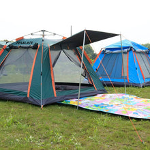 Load image into Gallery viewer, TESALATE 4-Person Waterproof Pop up Camping Tent with Rainfly Instant Tent Portable with Carring Bag
