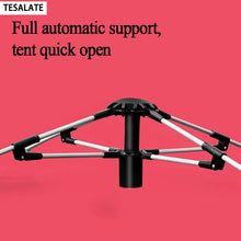 Load image into Gallery viewer, TESALATE 4-Person Waterproof Pop up Camping Tent with Rainfly Instant Tent Portable with Carring Bag
