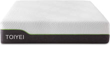 Load image into Gallery viewer, TOIYEI 12 Inch Latex Hybrid Mattress - MemoryFoam - Responsive Latex-Steel Coils - FirmFeel - Temperature Neutral
