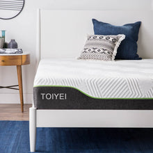 Load image into Gallery viewer, TOIYEI 12 Inch Latex Hybrid Mattress - MemoryFoam - Responsive Latex-Steel Coils - FirmFeel - Temperature Neutral
